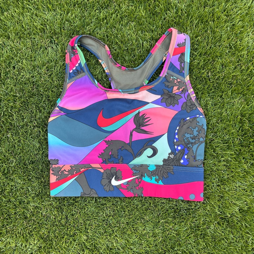 Nike Colorful Abstract Sports Bra